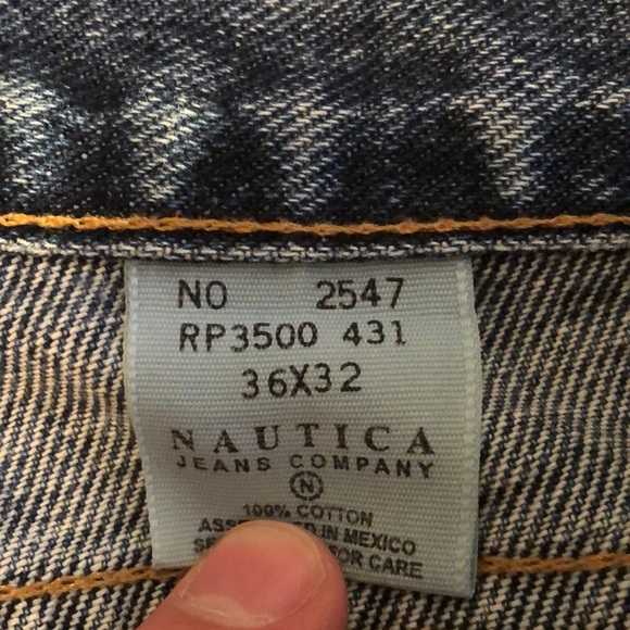 Nautica jeans. Size 36x32. - Picture 3 of 5